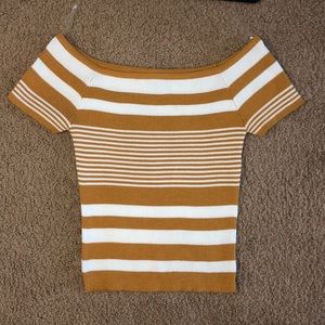 Charlotte Russe Off the shoulder summer top